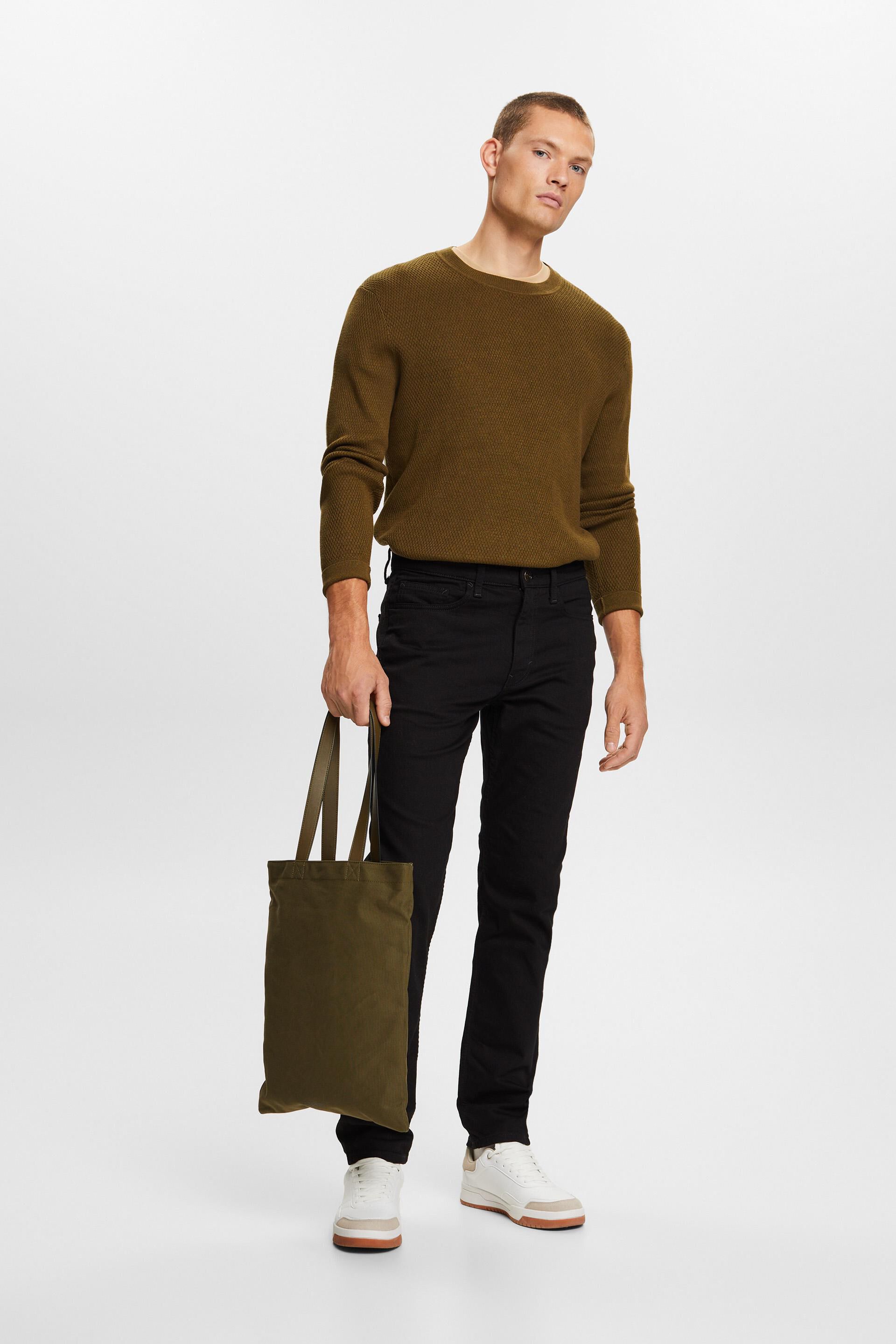En matière recyclée : jean de coupe Straight Fit