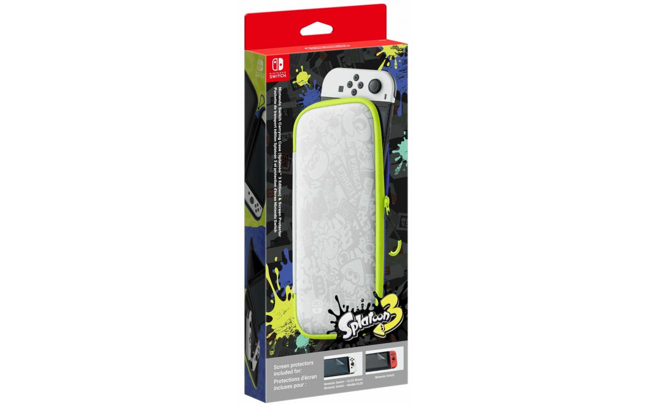 Switch Opbergtas & Screen Protector Splatoon 3