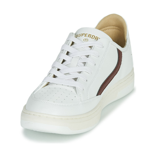 Superdry - BASKET LUX LOW TRAINER - Blanc