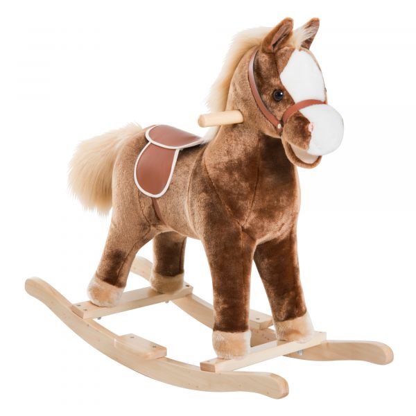 Cavalo Brincar Crianças 74x33x62 cm Castanho  3A - 330-091