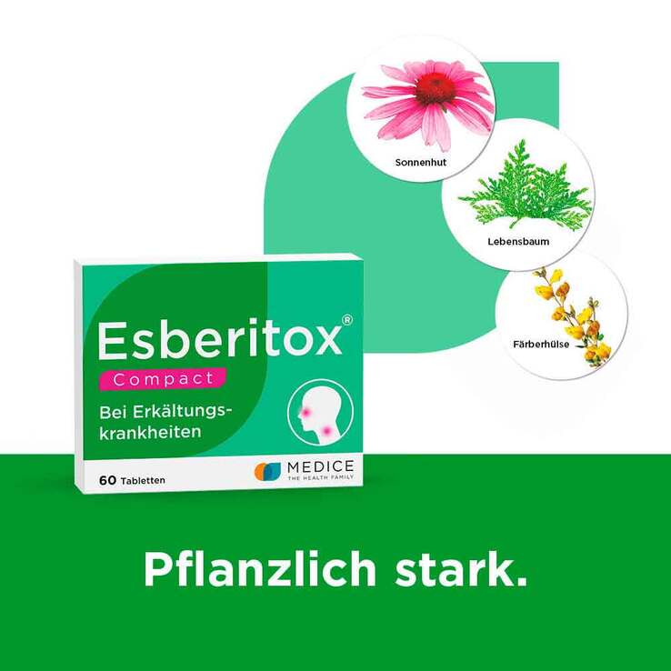 Esberitox® Compact bei Erkältungskrankheiten, 2x60 St