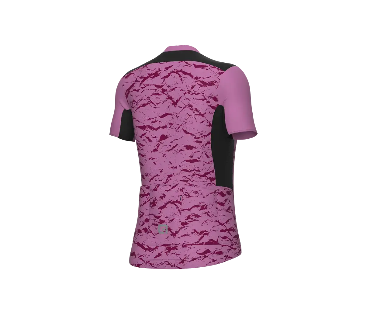 Ale Off-Road Gravel Earth Fietsshirt Korte Mouwen Roze/Paars Dames