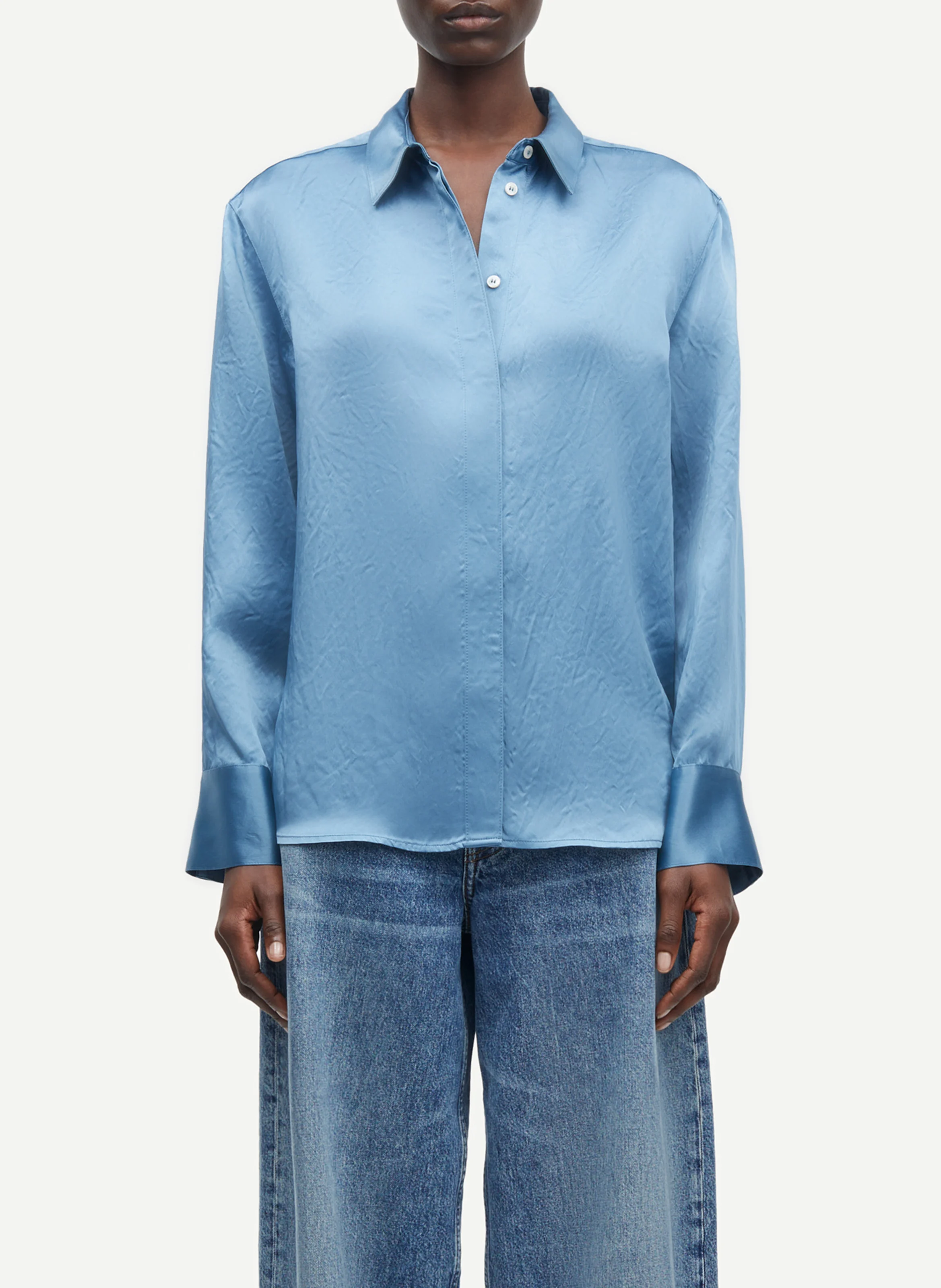 SANOK - Chemise ample boutonnée | Bleu