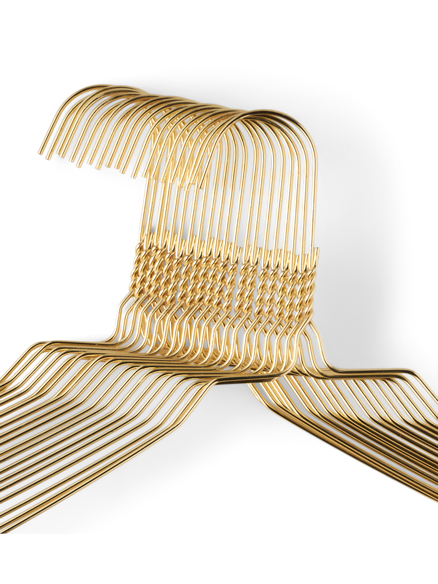 Bøjler 20 stk | Jern. 40,5 cm. | Gold