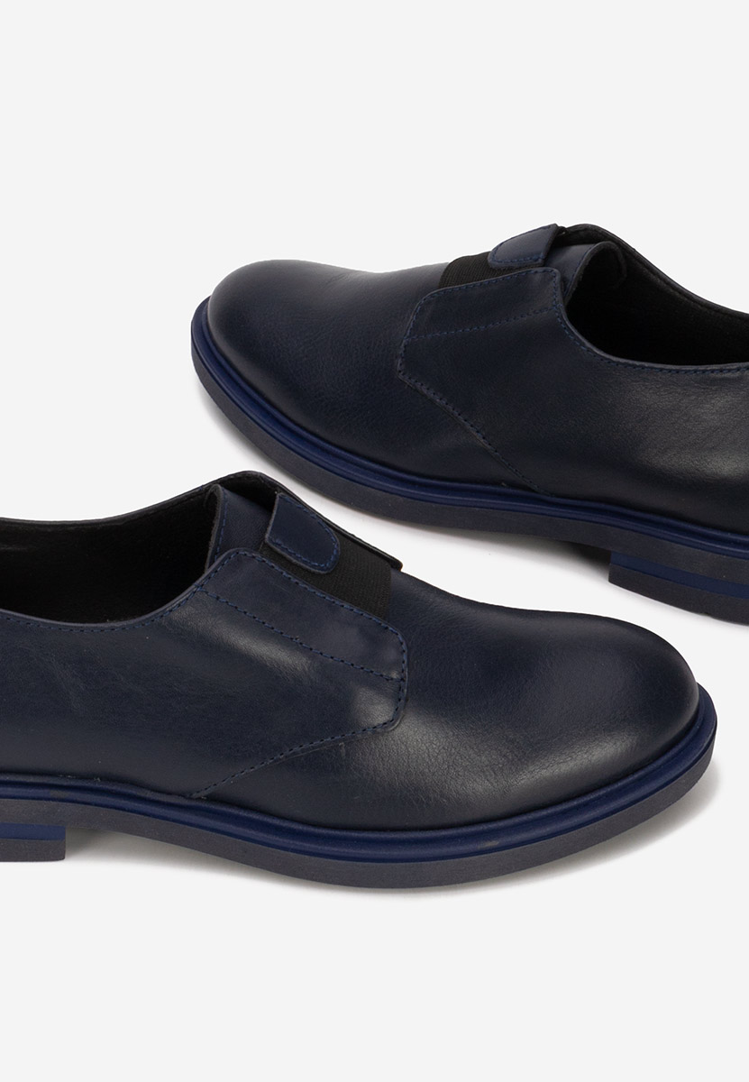 Chaussures casual femme en cuir marine Losa