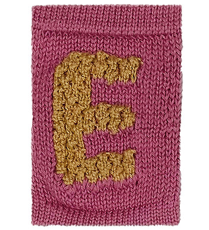 Smallstuff Stickat Buchstabe - E - Rosa Alphabet
