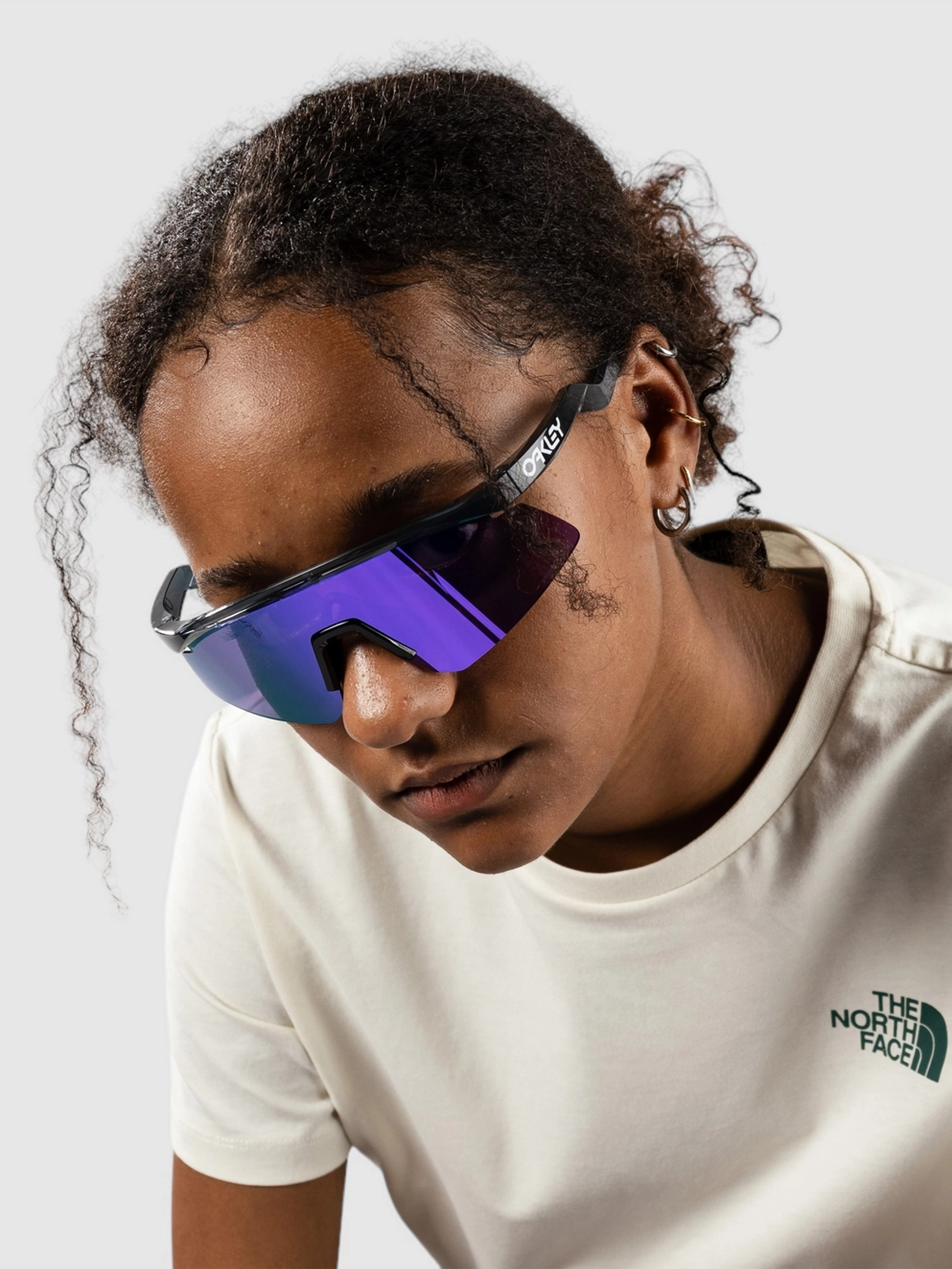 Oakley Hydra Crystal Black Sunglasses prizm violet