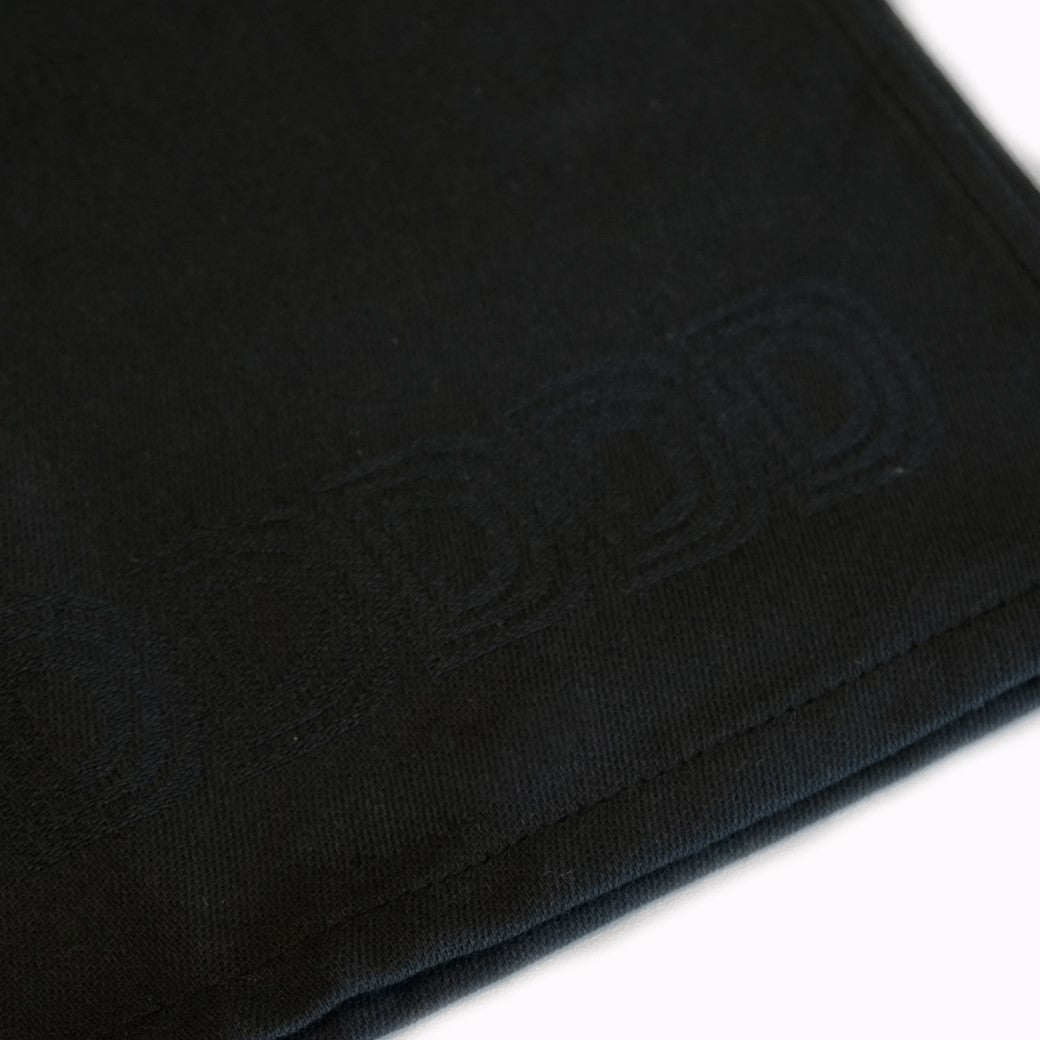 DDDDD theedoek Logo - 60x65 cm - Black - 6 stuks