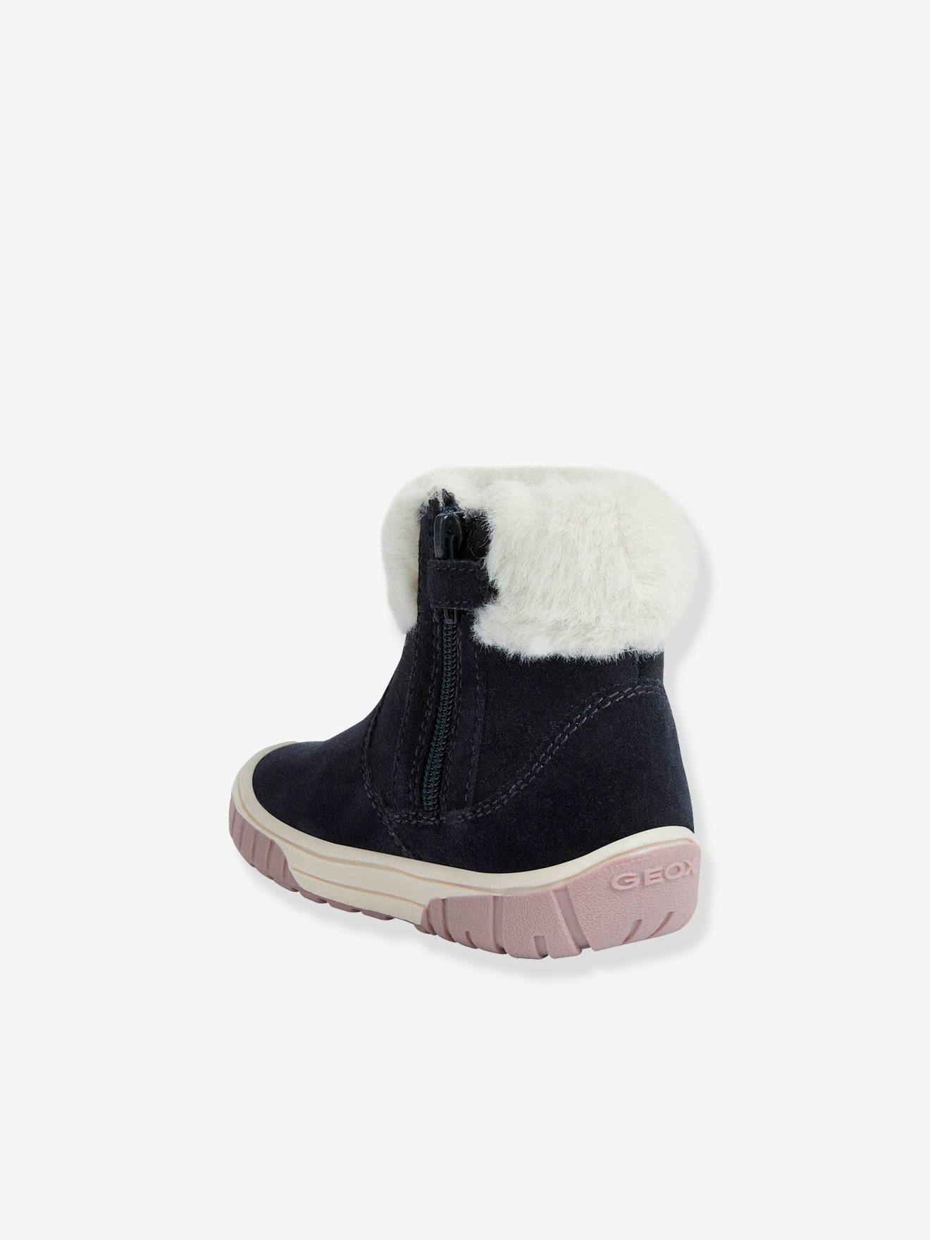 Botas de cano curto Omar Girl WPF GEOX® para bebê menina, azul marinho