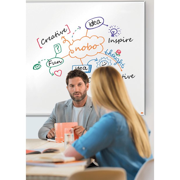 Tableau blanc mural Impression Pro Emaille, (L)900 x
