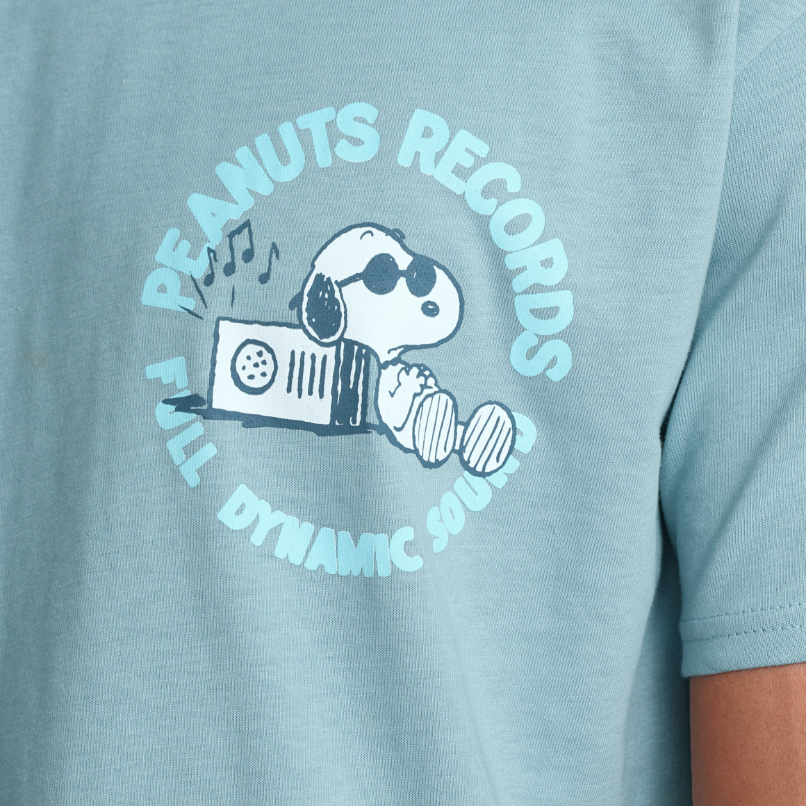 Jonas Nielsen Peanuts T-Shirt mit Print hellblau