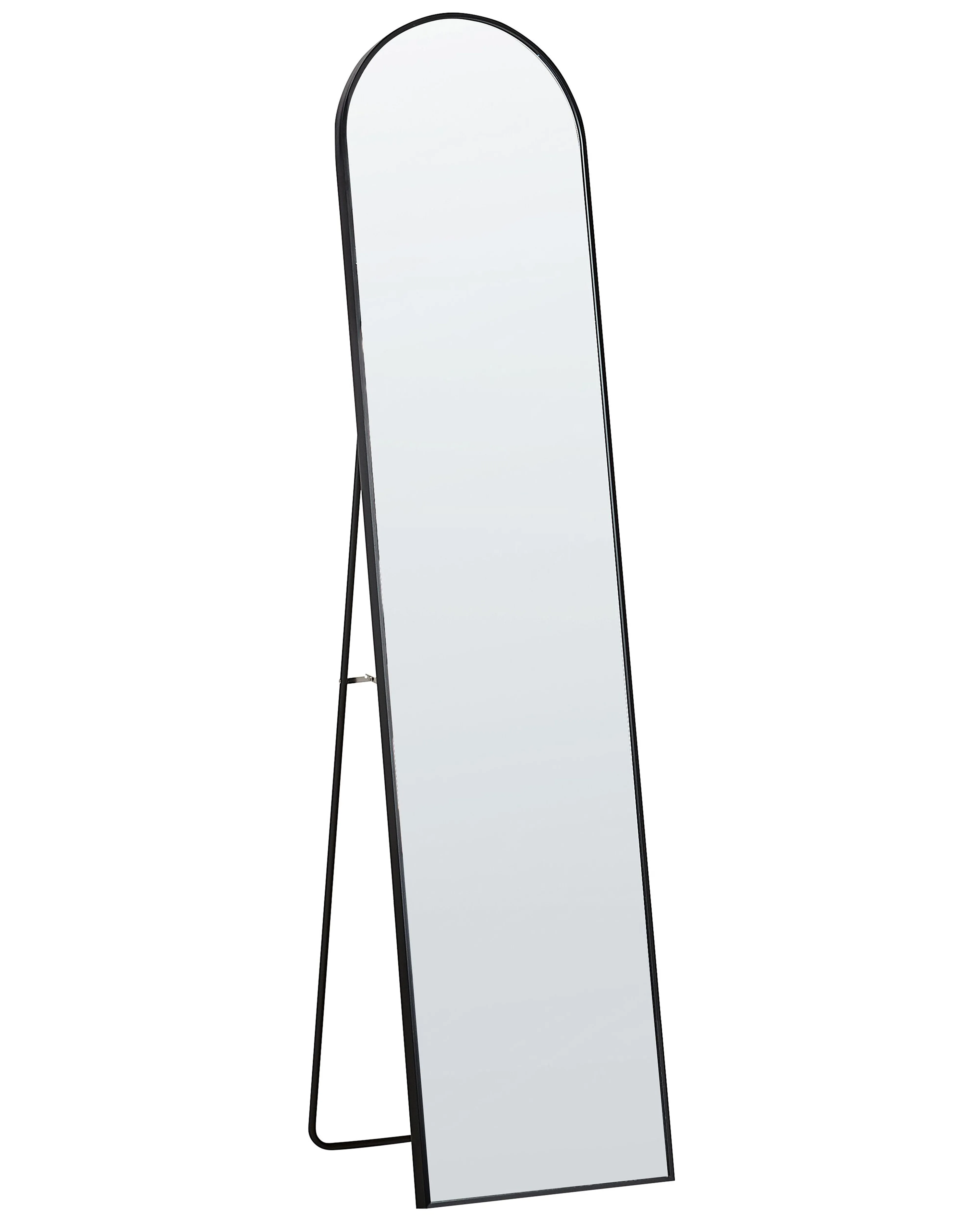 Staande spiegel BAGNOLET 150 cm Metaal Zwart