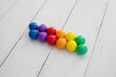 Connetix Magnetiske Byggeklosser Rainbow Ball Pack 12 Deler