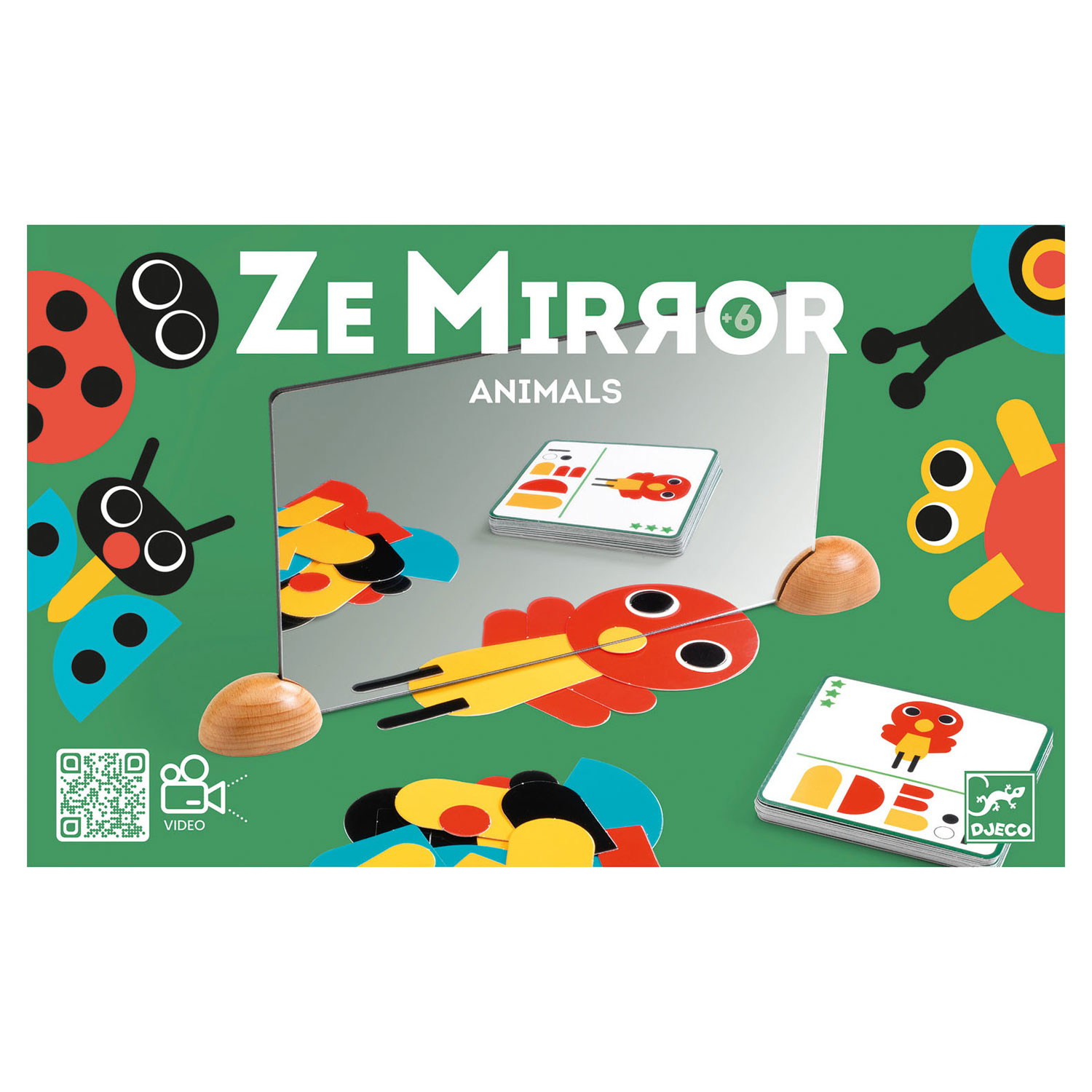 Djeco Ze Mirror Spel - Dieren