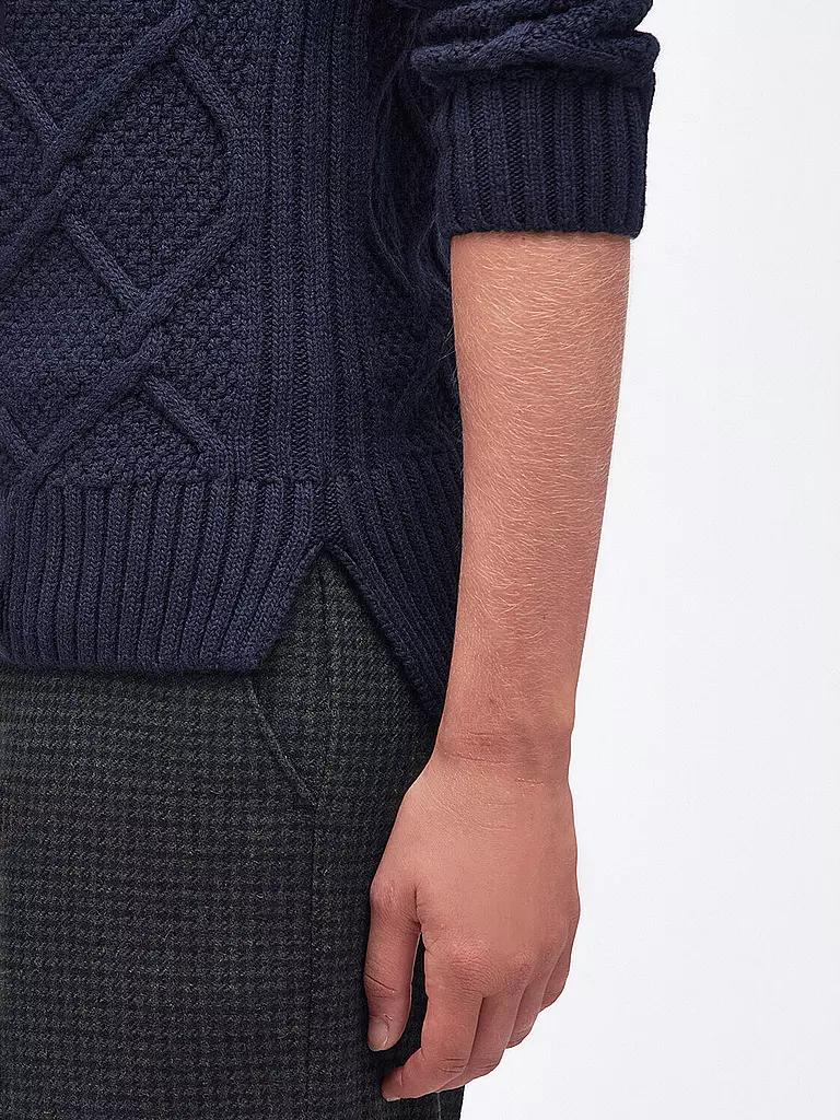 BARBOUR Rollkragenpullover BURNE  dunkelblau