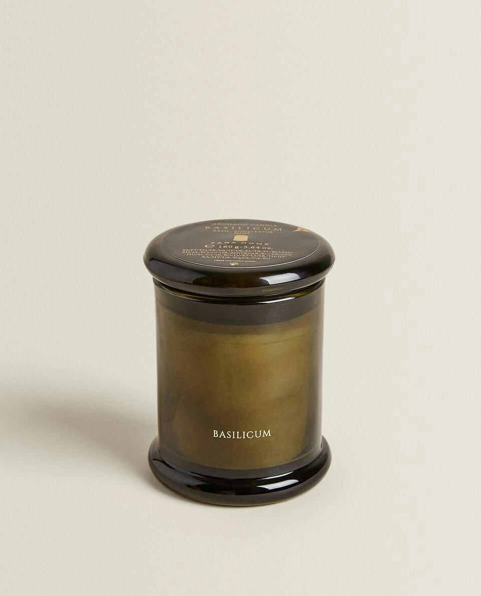 VELAS AROMÁTICAS DE MANJERICÃO