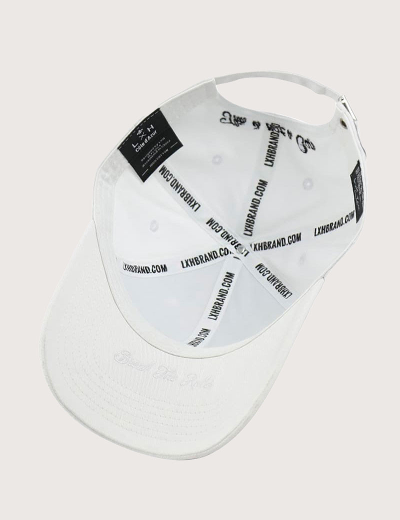 LXH CASQUETTE COTON PARIS BLANCHE