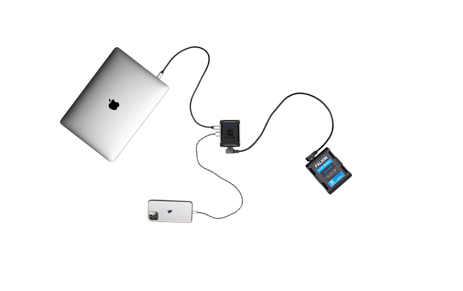 Adapter Nano Hub<br>Für die Stromversorgung verschiedener Geräte mit einem Hub