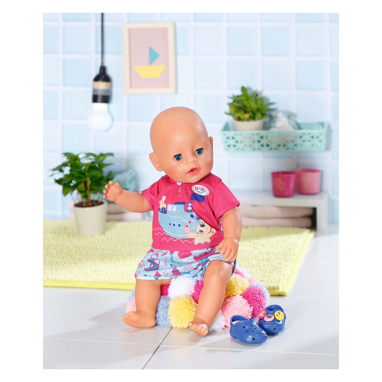 BABY born Bath Pyjama met schoenen, 43cm