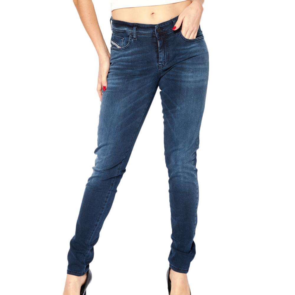 Diesel Jean Slim Bleu Femme Diesel 2017 Slandy