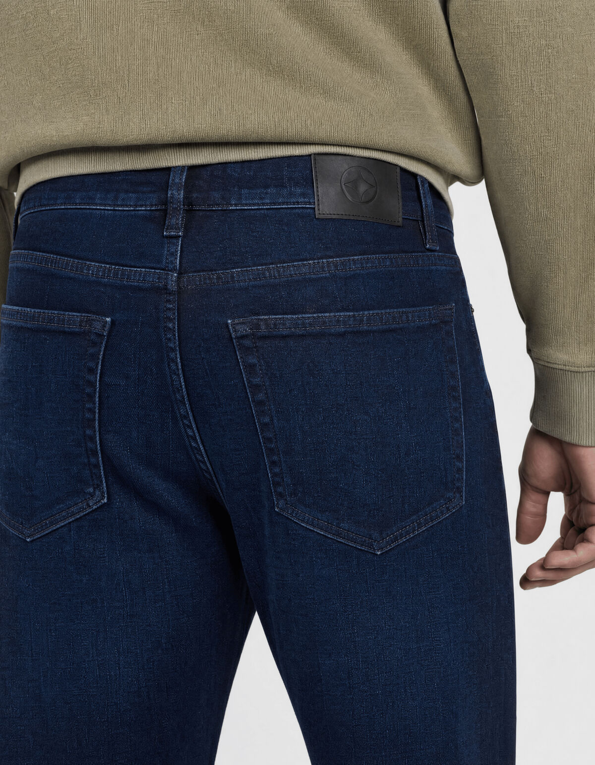Comfort Straight Fit Jeans Blauw/Bruin L34