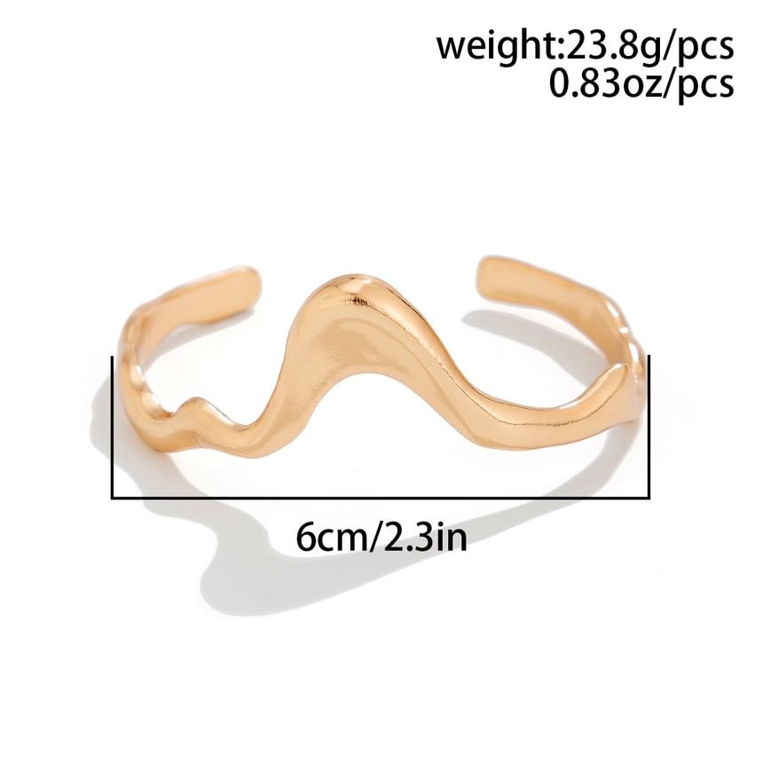 Gretlyn - Wavy Alloy Choker (Diverse ontwerpen)