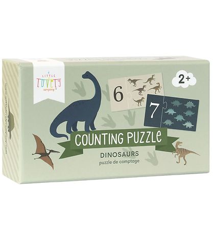 A Little Lovely Company T?llepuslespil 1-10 - Dinosaur