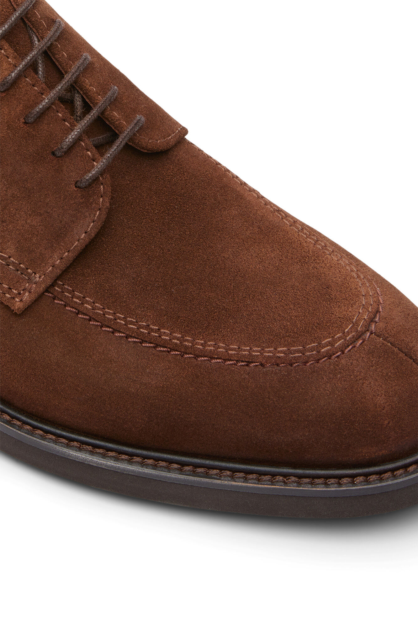 LOTTUSSE Mocassim Derbys em Marrom - Marrom