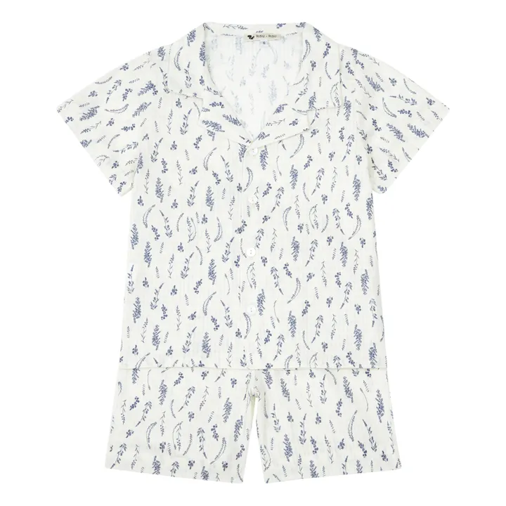 Risu Risu Pyjama Coton Bio Rieur | Ecru