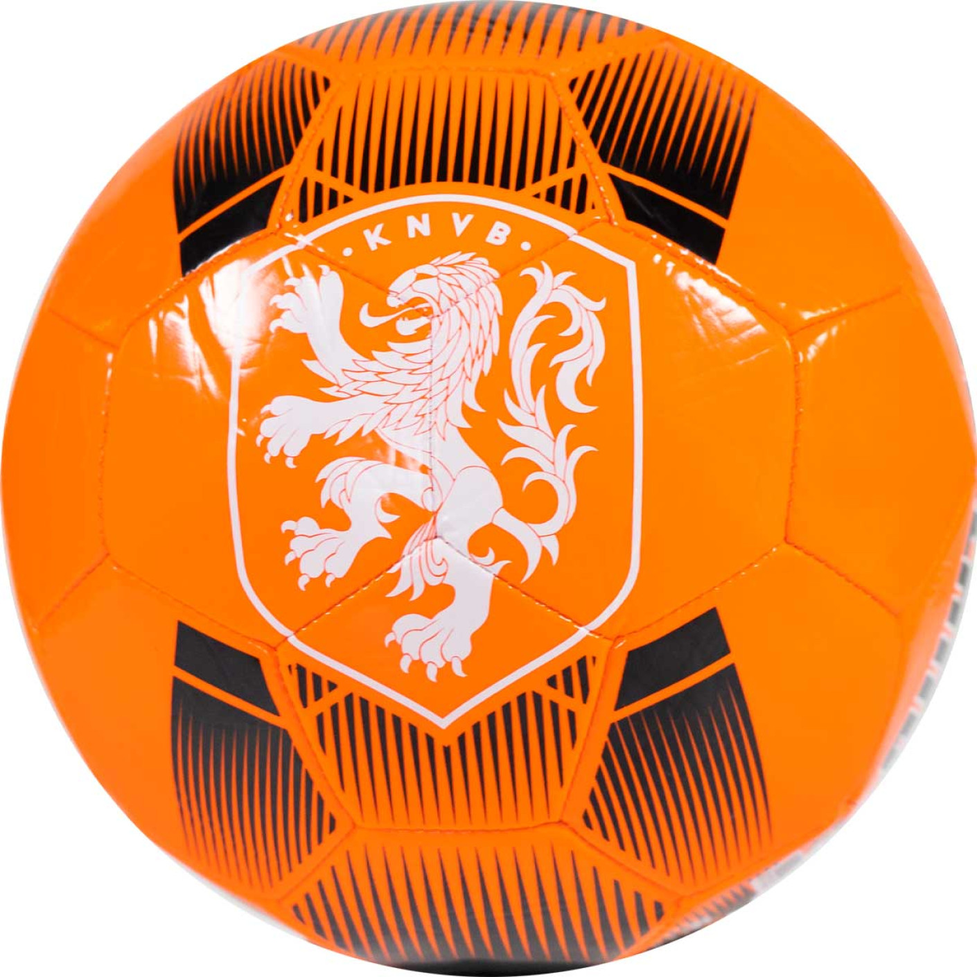 KNVB Oranje Voetbal Maat 5 Oranje Zwart Wit
