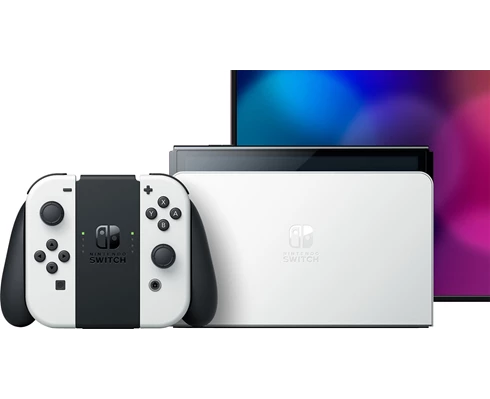 Nintendo Switch OLED – hvit