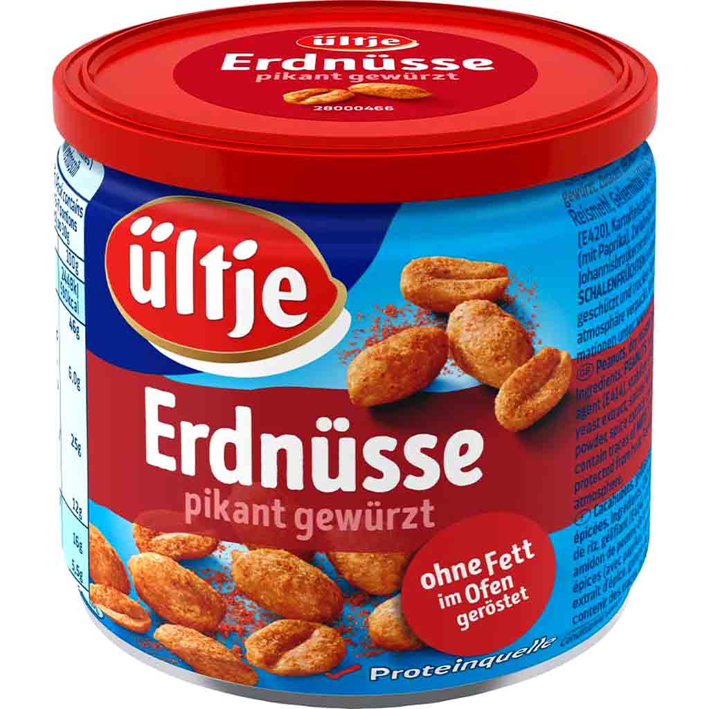 ültje Erdnüsse pikant gewürzt 180g MHD:30.9.25