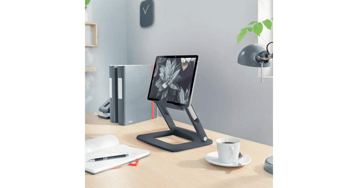 LeitzErgo Verstelbare Multi-hoek Laptopstandaard  (Zwart)