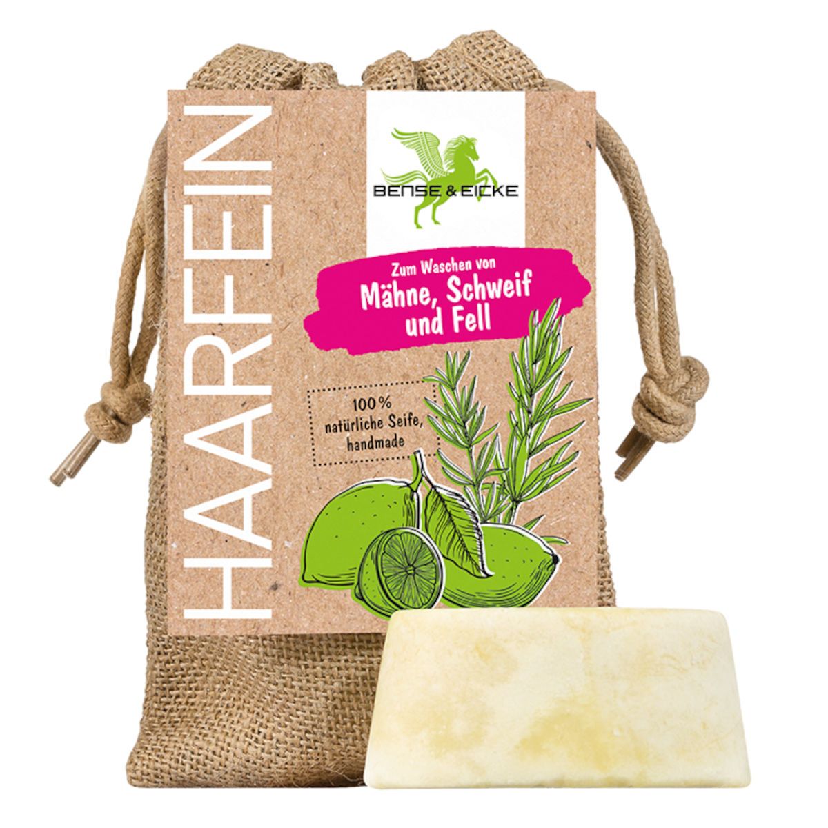 B & E HaarFein - Seife für Mähne, Schweif und Fell