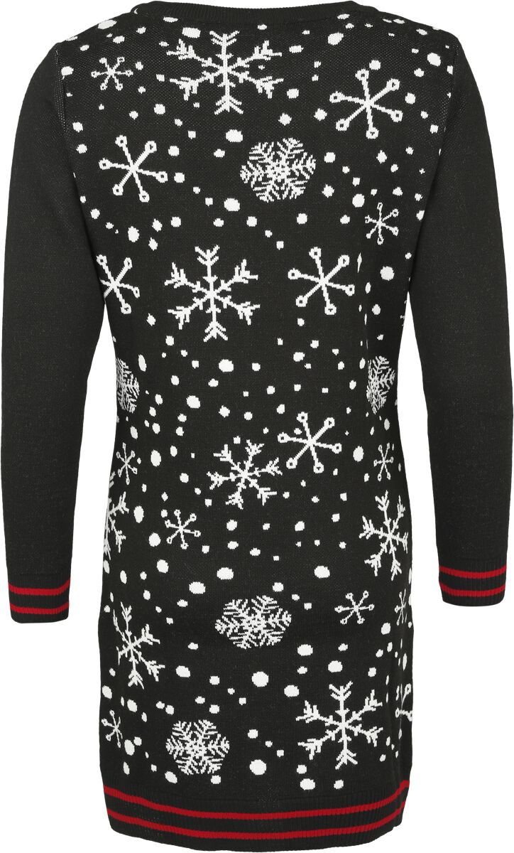 Santa Riding Unicorn | Pull Moche De Noël Robe mi-longue
