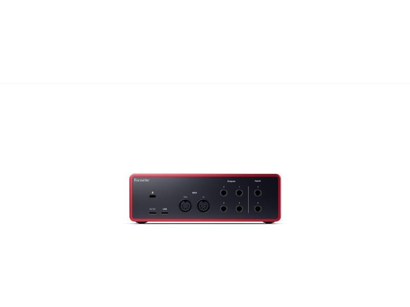 Focusrite Audio Interface Scarlett 4i4 – 4th Generation Audio-Interface für Musiker, überarbeitet für all Ihre Instrumente