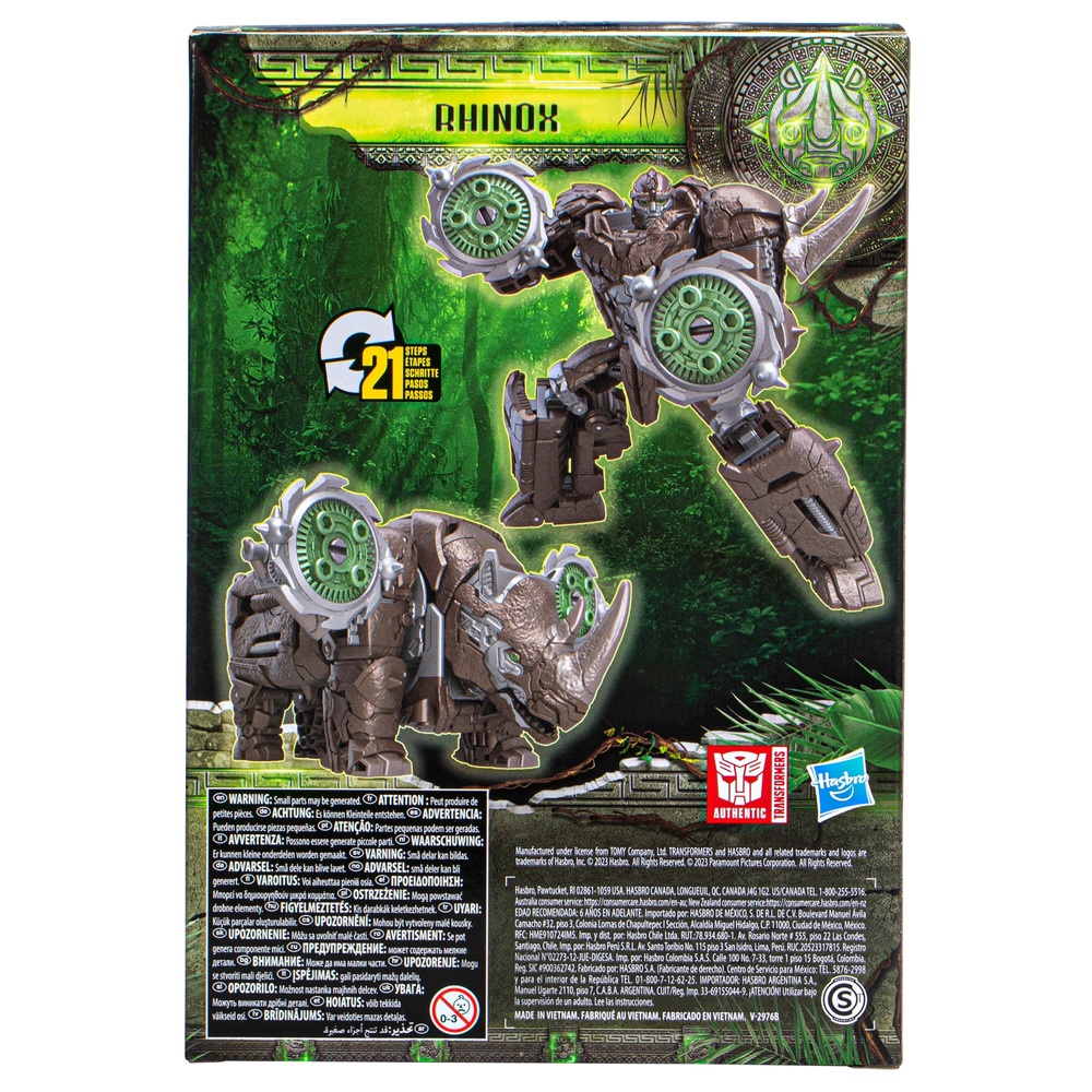 Transformers: Aufstieg der Bestien Voyager-Klasse Rhinox Actionfigur