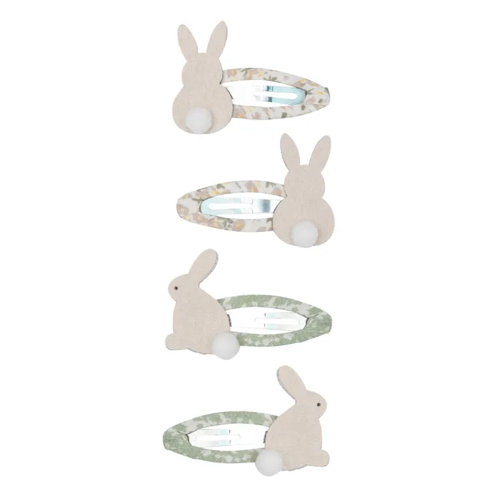 Mimi & Lula Lot 4 Barrettes Bunny | Crème
