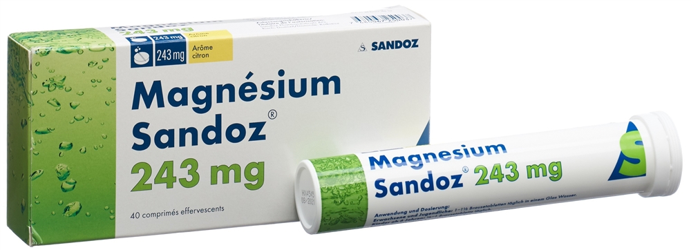 MAGNESIUM Sandoz<br>40 Stück, Dose, Brausetablette