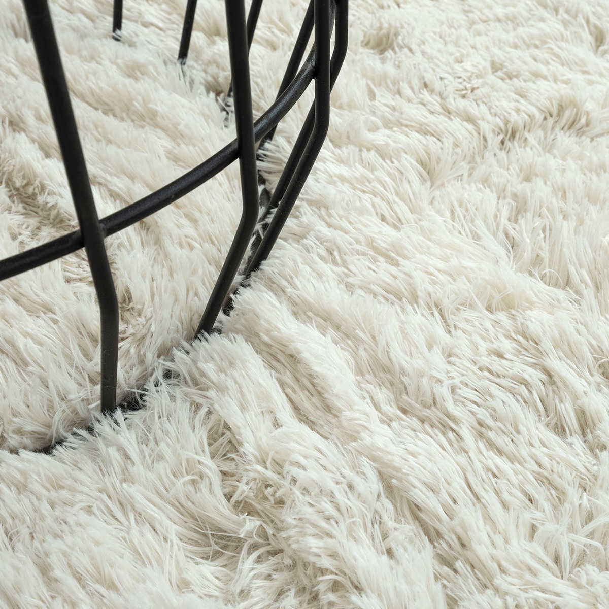 the carpet Teppich »Soft Shaggy« rund 35 mm Höhe Flauschiger Hochflor Teppich, Wohnzimmer, Anti-Rutsch Unterseite