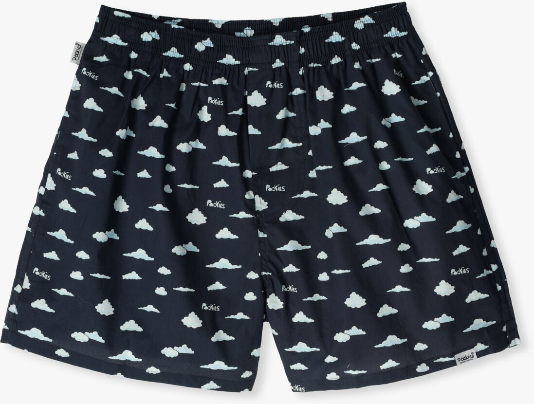 blauwe pockies boxershorts clouds