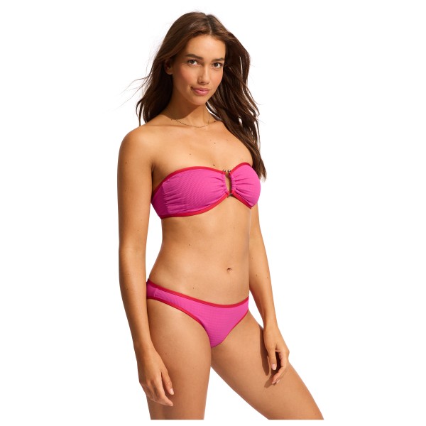 Seafolly - Women's Beach Bound Ring Front Bandeau - Haut de maillot