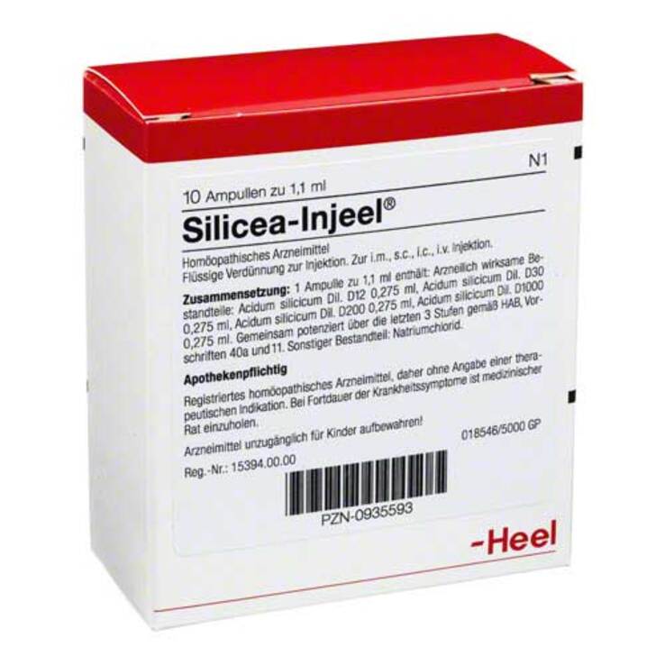 Silicea Injeel Ampullen, 10 St