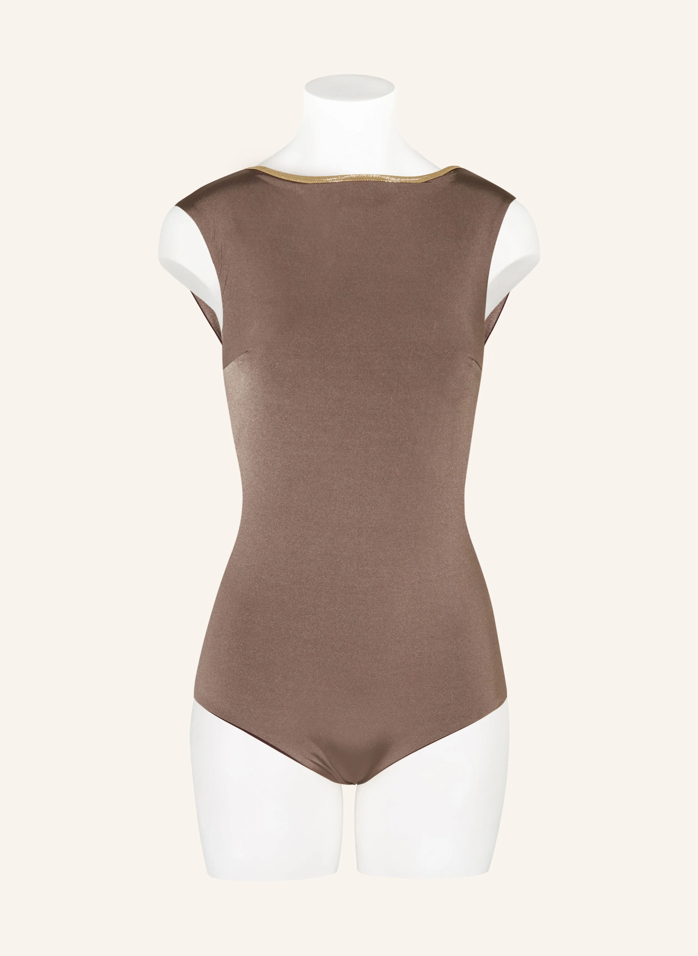 MYMARINI High-Neck-Badeanzug SEABODY CLASSIC SHINE zum Wenden mit UV-Schutz 50+