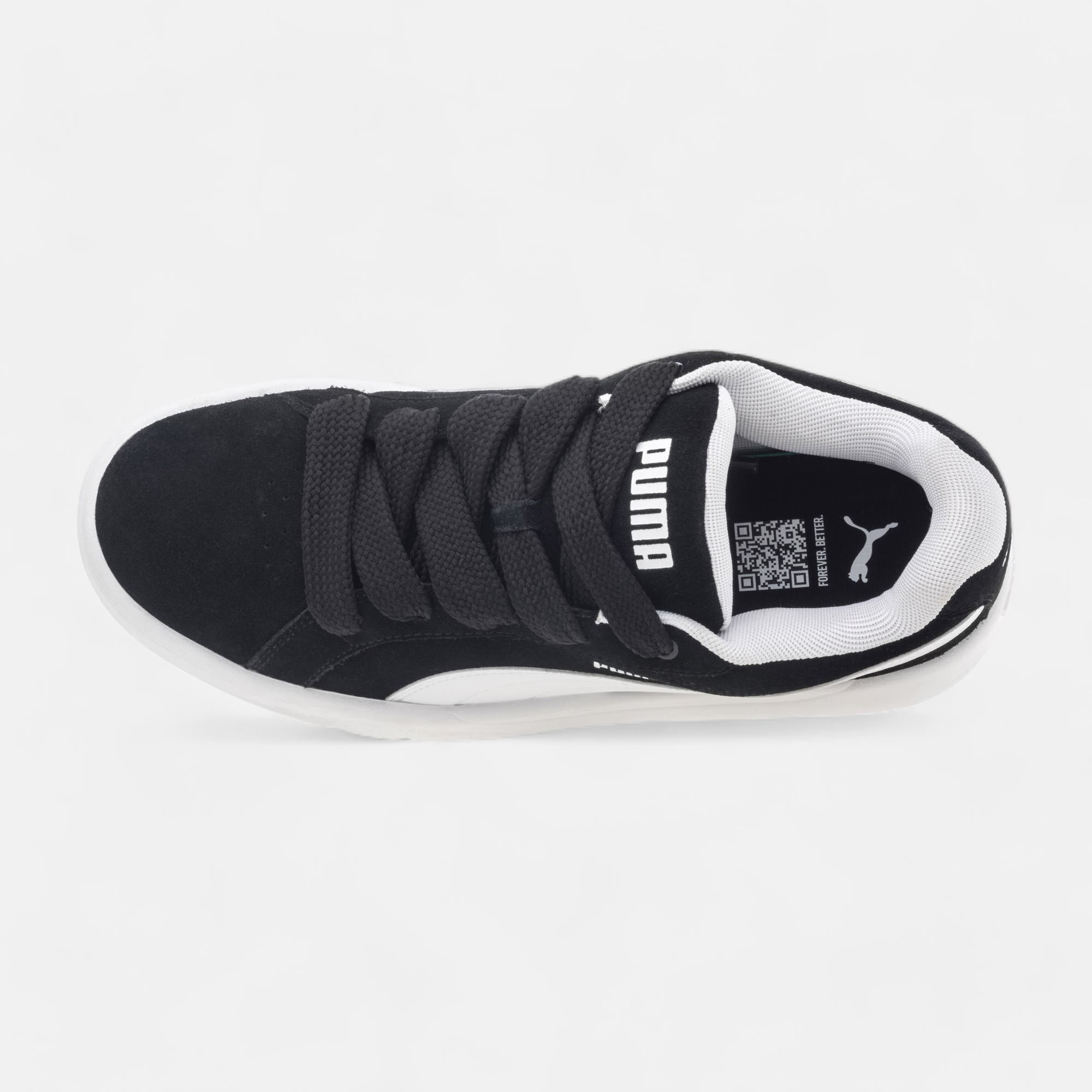 Sneakers Femme en cuir noir