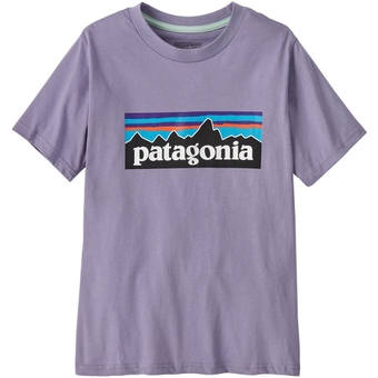 Patagonia P-6 Logo T-Shirt Rock Wash: Concrete Purple Kinder
