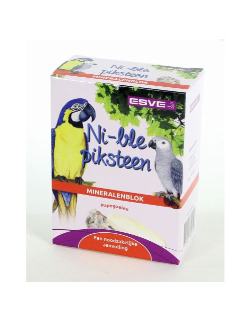 Esve Ni-Ble Piksteen Papegaaien - Vogelsupplement - 7.5x4x10 cm