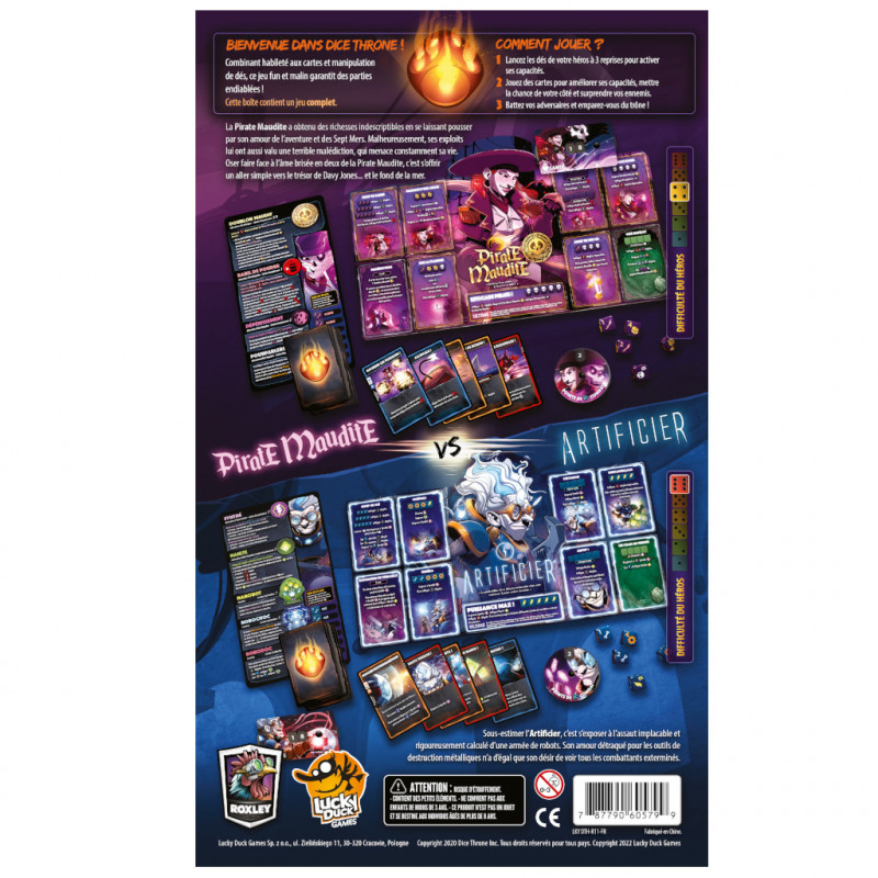 Dice Throne S2 : Artificier vs Pirate Maudite