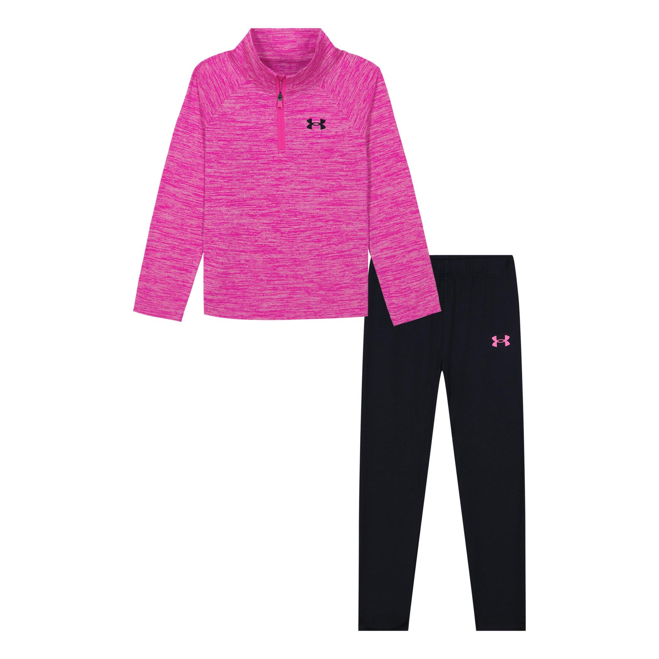 Under Armour UA Quarter Zip Sweater and Tracksuit Trouser Set Infants