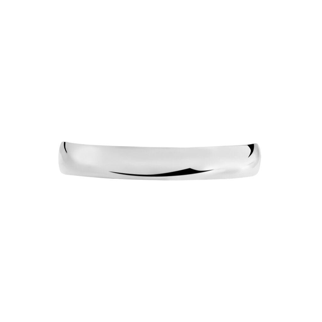 Alliance Meredithe Demi Jonc Classique Or Blanc